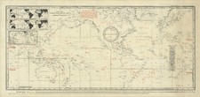 Cartel de astronomía de navegación náutica mapa mapa carta mundial y estelar de colección 16x33