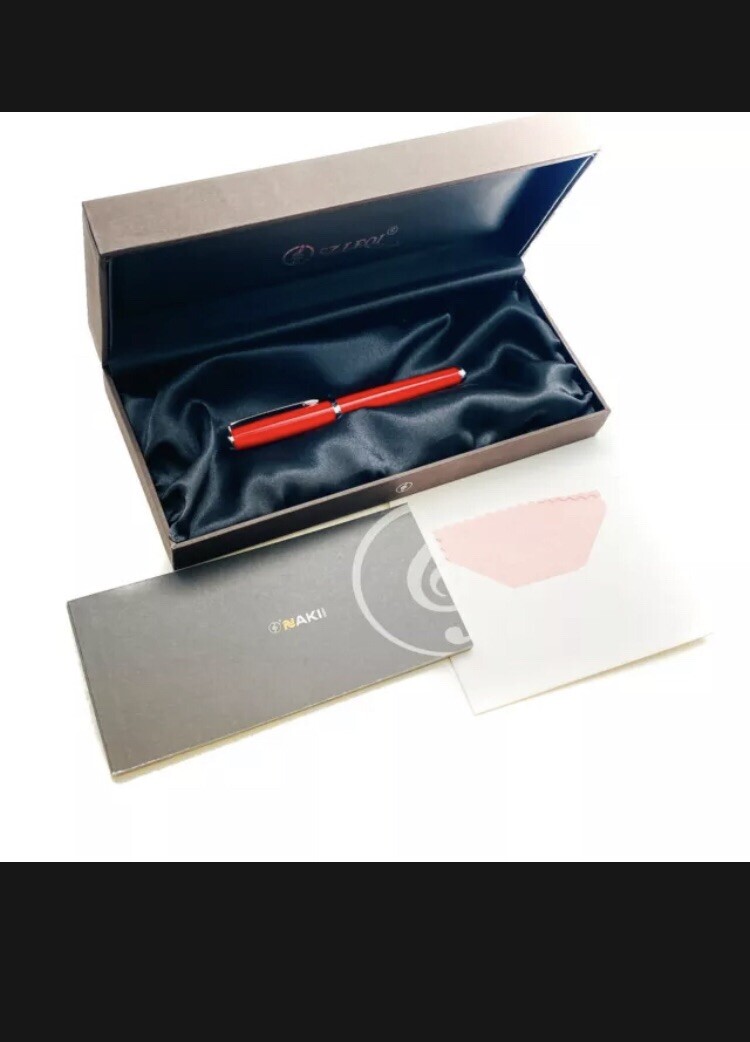 SZ.LEQI PARIS 万年筆 ボールペン エスゼット レキ パリ Collectible Naki SZ.LEQI Paris Pen - Red Writing Instrument - w