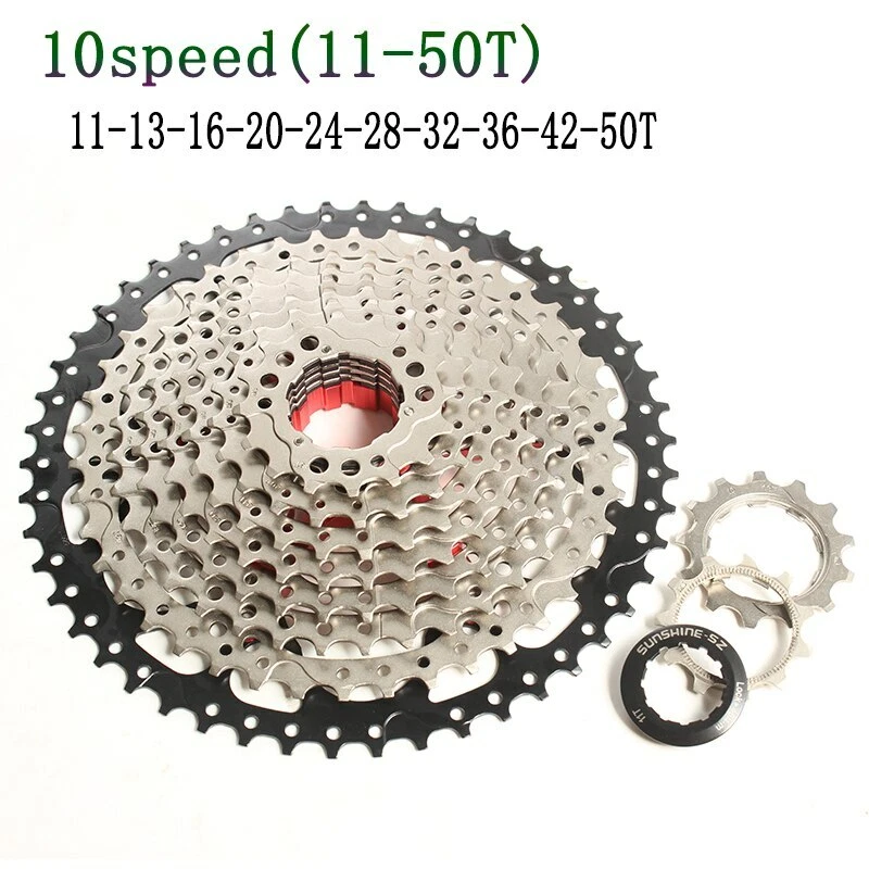Bicicleta MTB 10 velocidades 11-50T Cassette 10s 30s rueda libre para K7 XT SLX XO X0 X9 X7 Foto 3 de 4