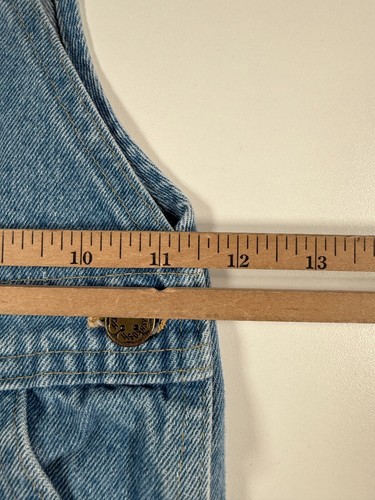 Vtg OshKosh B’gosh Kids Boys Denim Carpenter Overalls Straight Leg Grunge sz 4T - Picture 7 of 13