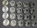 (20) 1989 Silver Eagles Original Roll BU Coins Nice