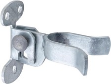 1-3/8" Wall Mount Latch, Chain Link Fence Flat Back Gate Latch for 1-3/8" Gate F