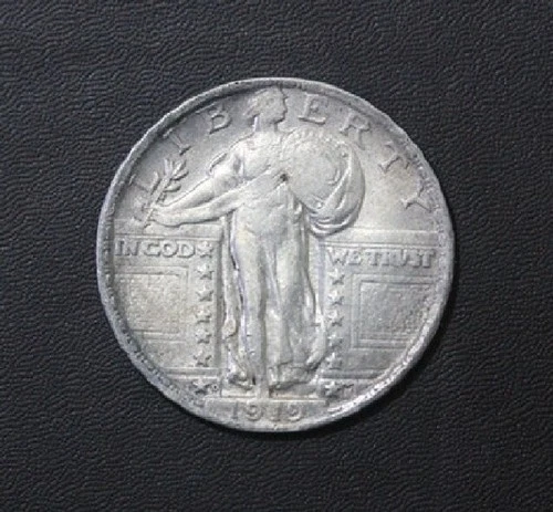 1919 Standing Liberty Quarter Silver Coin