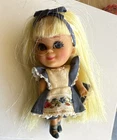 Rare vintage 1968 Mattel Liddle Kiddles "Alice in Wonderliddle" doll