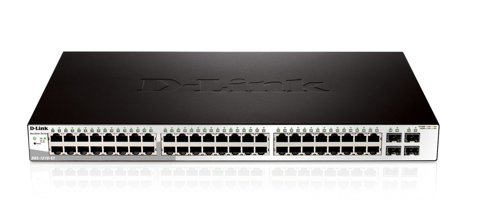 D-Link DGS-1210-52 switch di rete Gestito L2 Gigabit Ethernet (10/100/1000) 1U N