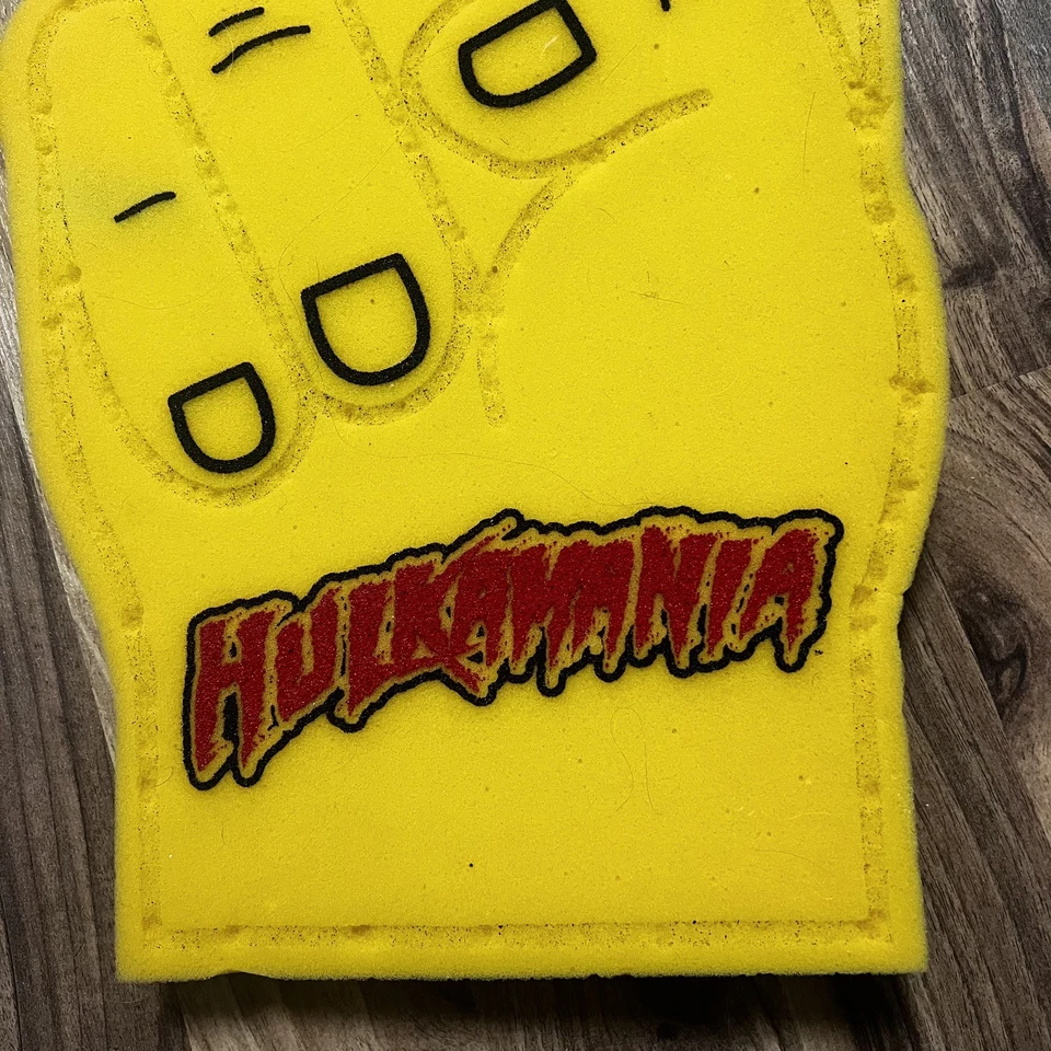Dedo de espuma Hulk Hogan 2002 Hulkamania WWE de colección Foto 2 de 4