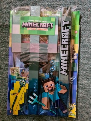Minecraft Official magazine Issue 12 Huge 60cm Cool Trident New Still Sealed