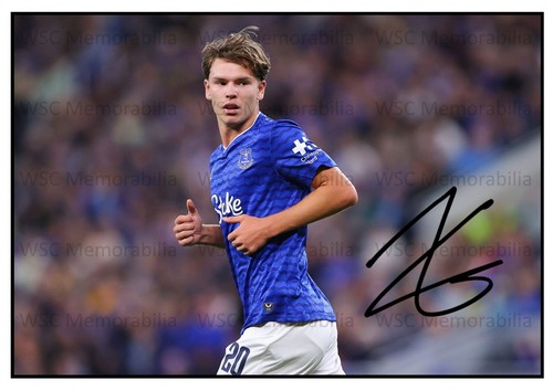 11926. Tyler Dibling Signed Pictures (A4 Prints) Everton Southampton