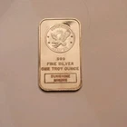 Sunshine Mining Bullion Ingot Bar 1 Troy Oz .999 Fine Silver Vintage Dated 1988