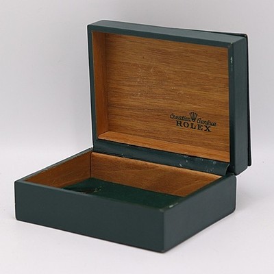 VINTAGE ORIGINAL ROLEX Uhrenbox Gehäuse 67.00.03 USA Amerikanisches Holz...