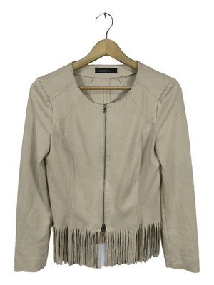 MARC CAIN Kurzjacke Damen Jacke Gr. DE 40 wollweiß Casual-Look
