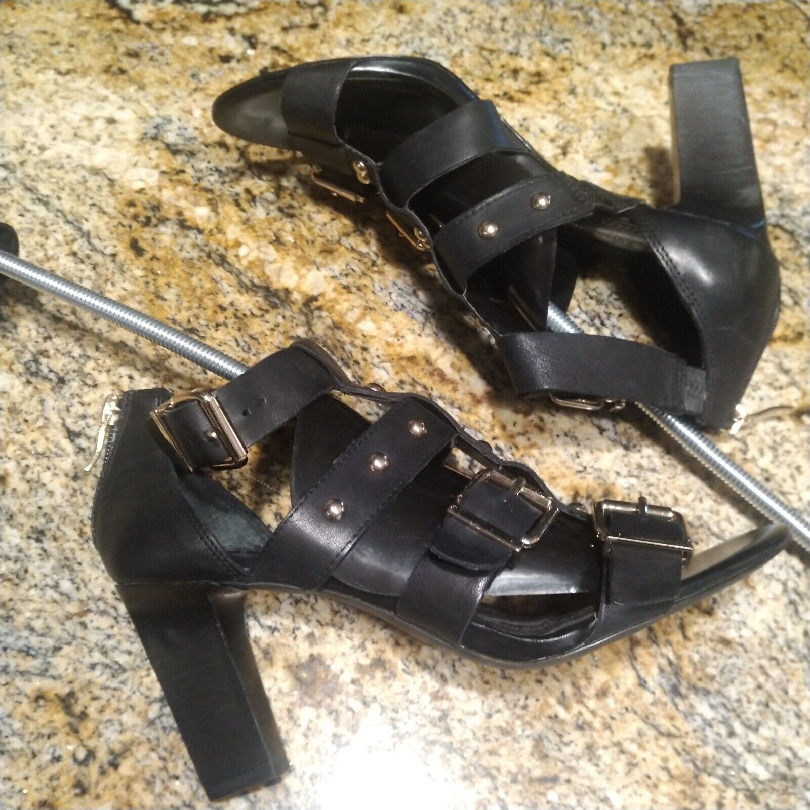 BCBGeneration Fizzy Strappy Gladiator Sandal Heel… - image 6