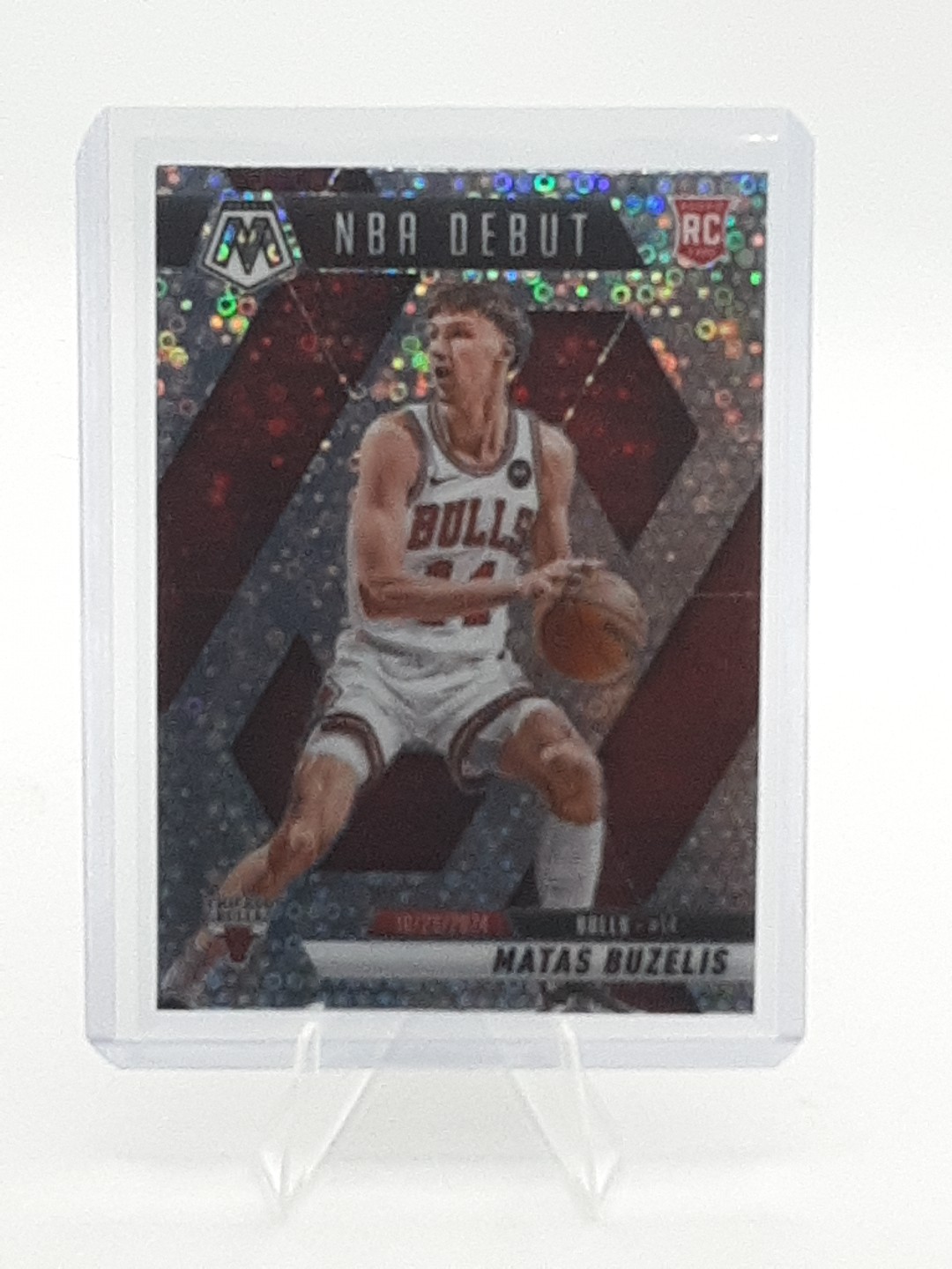 2024-25 Panini Mosaic -Matas Buzelis #223 Fast Break Silver Mosaic Prizm (RC)