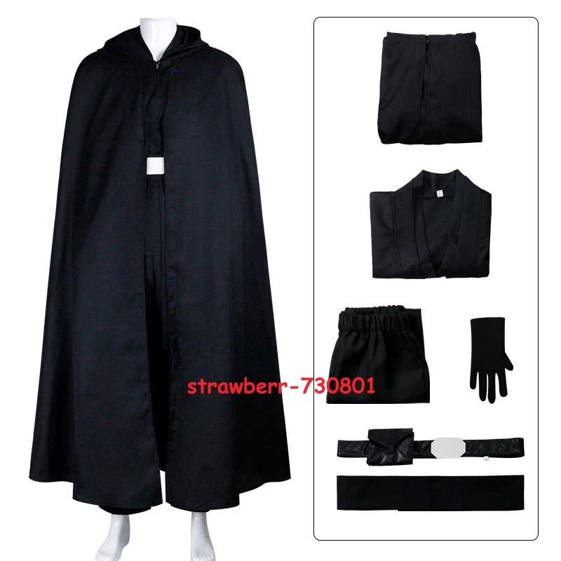 Luke Skywalker Disfraz Disfraz Halloween Uniforme Genial Hombres Fiesta Conjunto Completo Conjunto Foto 3 de 4