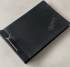 Vintage Leatherette Photo Album Memory Journal 28cm Dry Mount 90 Pages