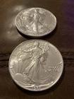 1987 1 oz Silver American Eagle (Brilliant Uncirculated) x2