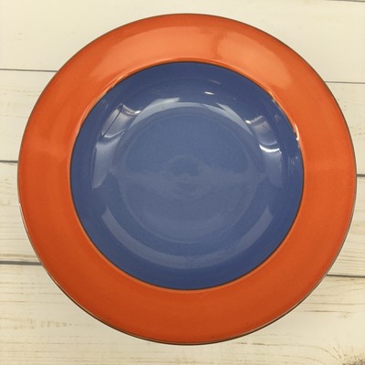 Lindt-Stymeist Colorways 9  Soup Pasta Salad Bowl Aqua Blue Orange Japan
