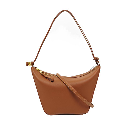 LOEWE Hammock Hobo Handbags Leather Brown Free Shipping | Duties Paid