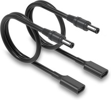 2Pack 5V USB C to DC 5.5mm x 2.1mm Power Cable, 3.28Ft USB C Female to Male P...
