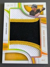 Endy Rodriguez 2023 Immaculate JUMBO JERSEY PATCH RC SP #/35 Pirates Prospect