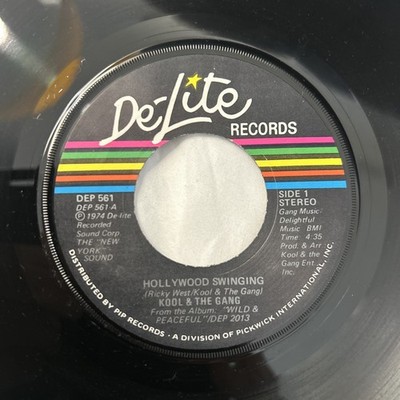 Kool & The Gang - Hollywood swinging US De-Lite 1974 7  EX Vinyl Funk Classic