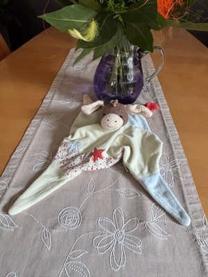  Schmusetuch Kuscheltuch Sterntaler Emmi Esel grün Sterne groß
