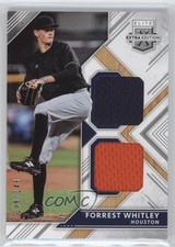 2018 Panini Elite Extra Edition Dual Materials Silver /149 Forrest Whitley 1xd