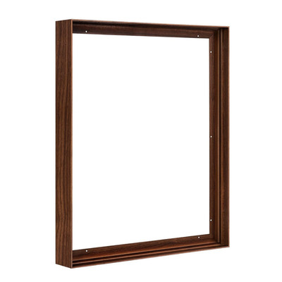 Walnut Floating Frame for 24x48 Stretched Canvas Paintings DIY Metal Floater