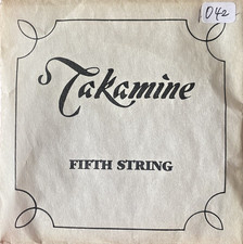 Takamine  12-saitige Saite Ton A 042 (Light) dazu der Oktavton umsponnen