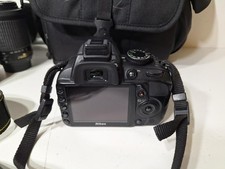 NIKON D3100 W/ AF-S 55-200,18-55 LENSES AND BAG P15022793 
