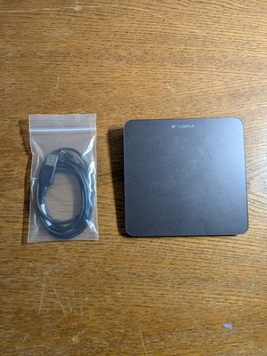 Logitech T650 Rechargeable Wireless USB Touchpad w/ Receiver, Black WITH dongle
