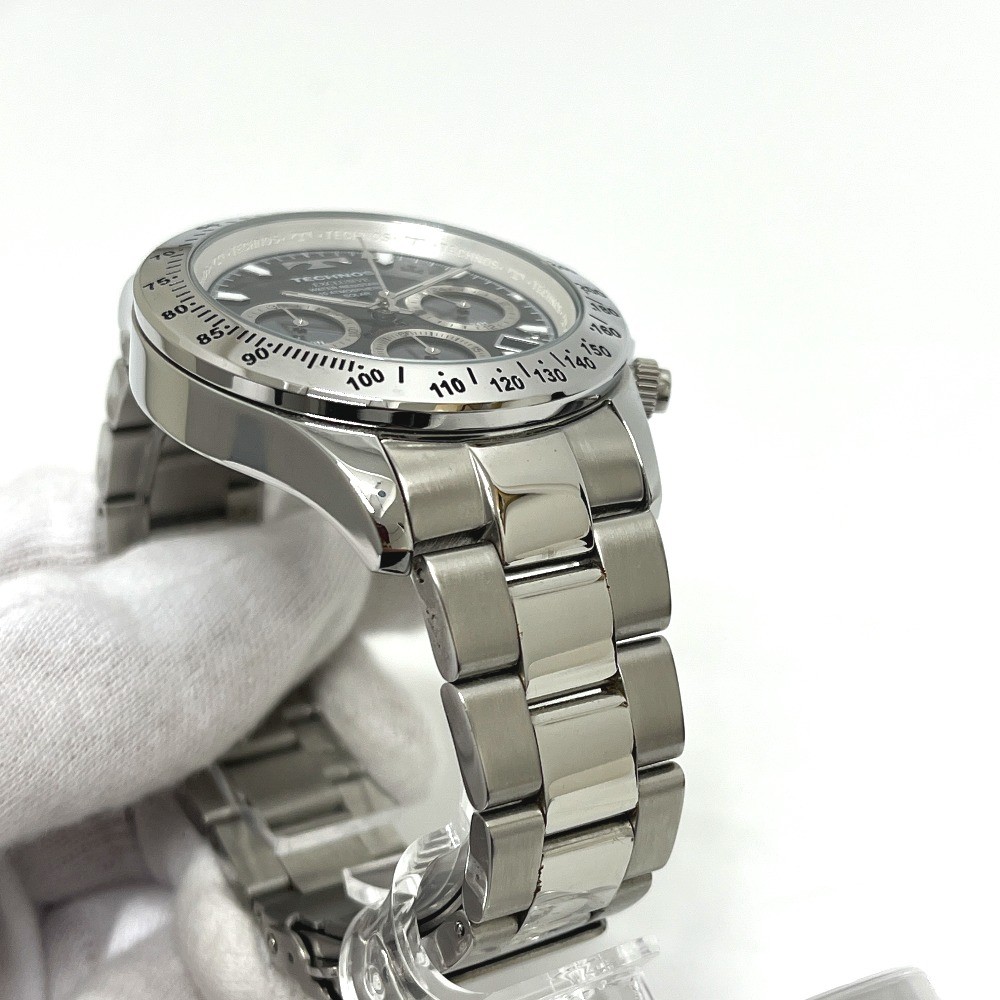 TECHNOS T9349TB Solar-powered chronograph Wristwatch SS  display picture 2