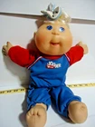 Cabbage Patch Kids Doll w/Jogging Suit outfit, Xavier Roberts 16" doll w/damage