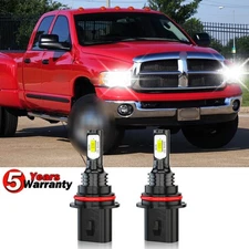 Combo LED Headlight High Low Beam for Dodge Ram 1500 2500 3500 2002-05