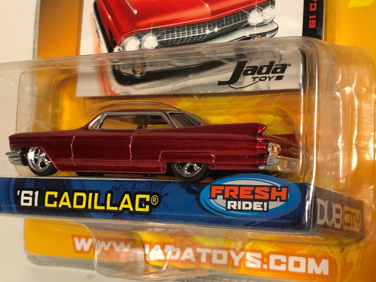 JADA DUB CITY OLDSKOOL 1961 CADILLAC RED 1:64 WAVE 11 W11 117 #23