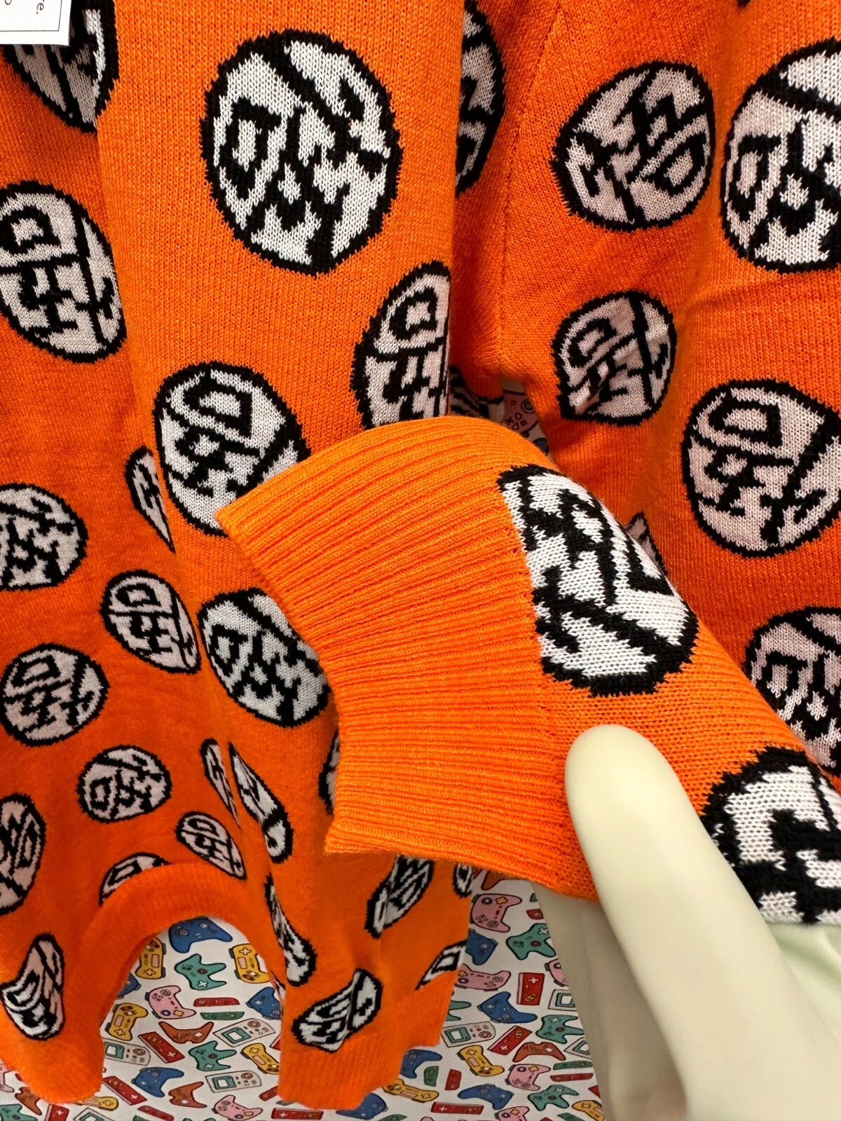 Dragon Ball Z Orange Sweatshirt Ugly Sweater Christmas Pullover - Mens Medium M