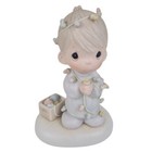 🚨 Precious Moments 15482 May Your Christmas Be Delightful Boy Porcelain Figure