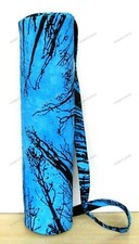 Blue Black Yoga Mat Carrier Bag Mandala Large Bags With Shoulder Strap Yoga Bag