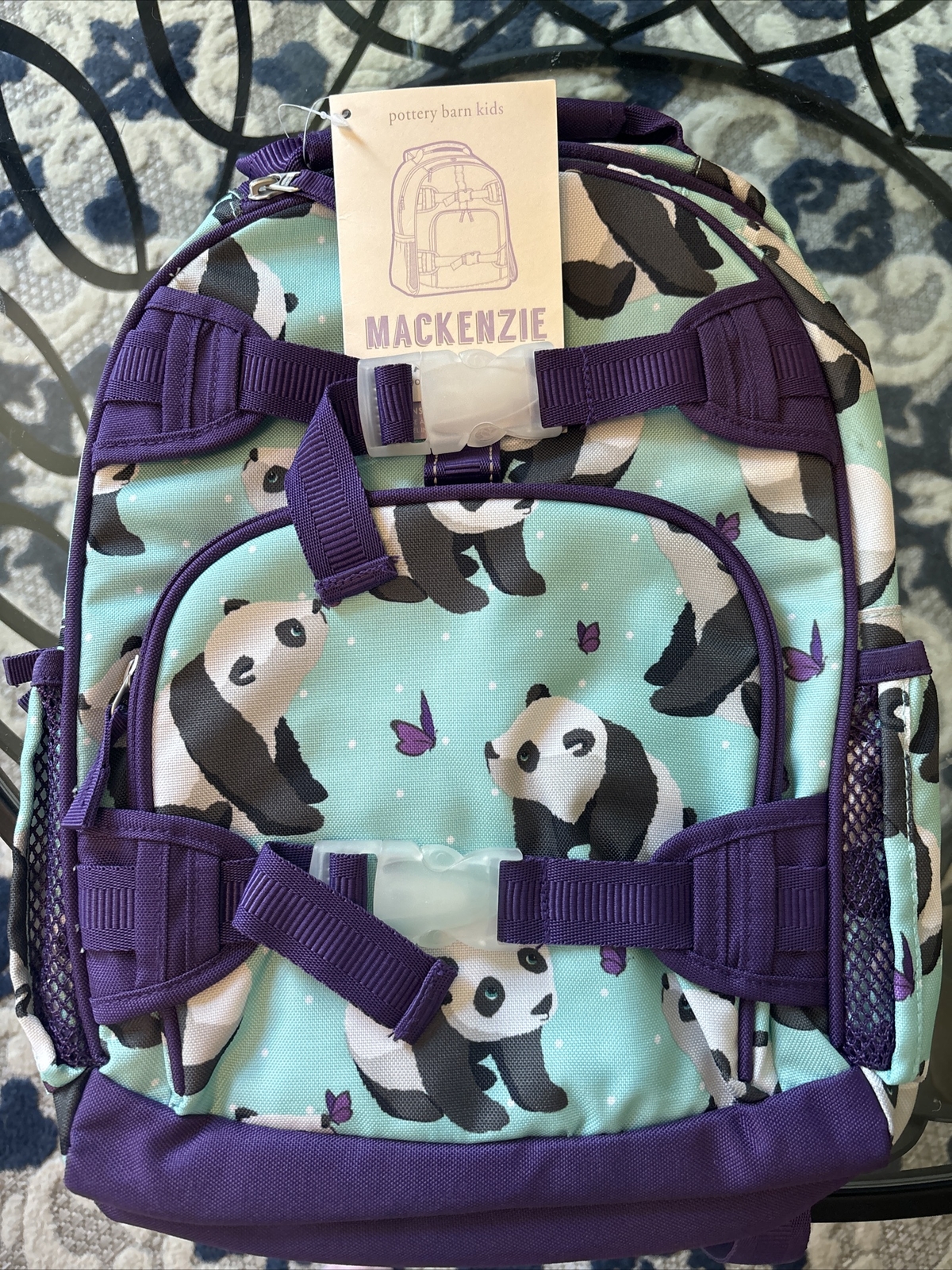 PONY ZAINO scuola fienile ceramica Disney cuore panda ? ragazza farfalla regalo VIAGGIO.