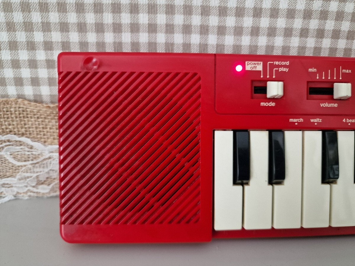 Casio PT-10 Red Keyboard | eBay