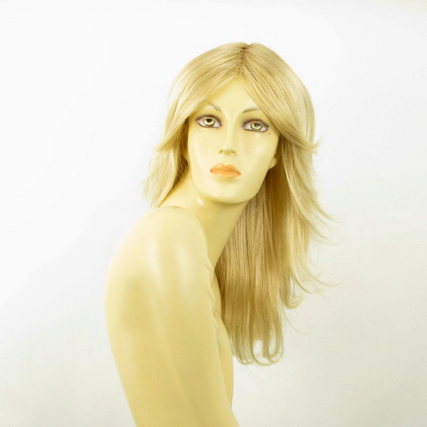 Perruque ZOE blonde longue méchée pour soirée et coiffure de mariage