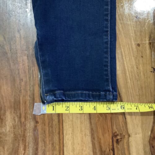 Eddie Bauer Slim Crop Jeans Women's 8 30x24 Dark Wash Stretch Denim - Picture 7 of 11