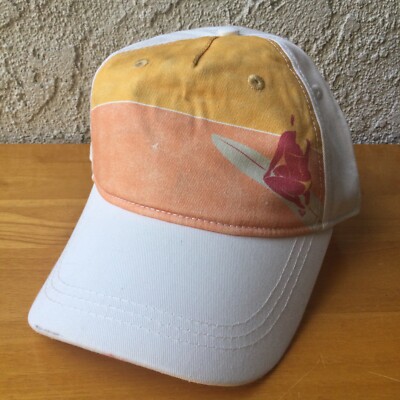ROXY Women's Waves and Surfer Snapback Adjustable White Hat Cap | eBay