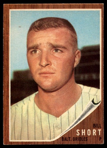 1962 Topps #221 Bill Short Excellent + Orioles ID:180016