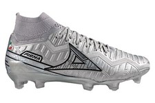 Pirma Men's Soccer Cleats Firm Ground Skin Gamer Pro 3030 Color Silver/Black