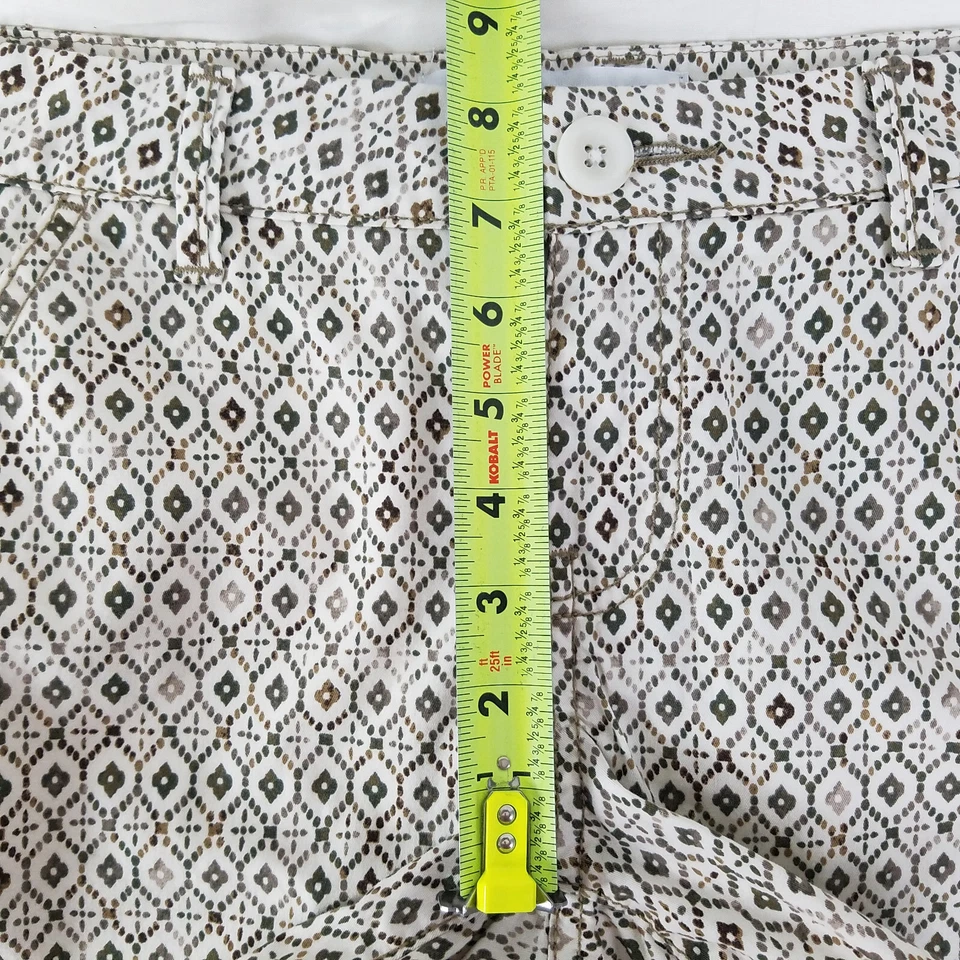 Shorts Sonoma Feminino 4 Multicolorido Cintura Baixa Algemado Bolso Chino Frente Plana - Imagem 4 de 4