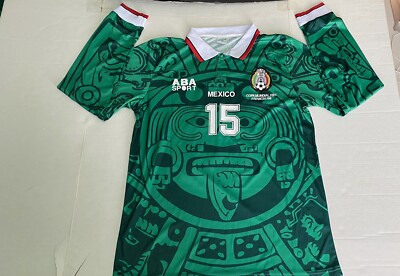 ABA SPORT Mexico 1998 LUIS HERNANDEZ #15 Jersey SMALL RETRO ABA SPORT Mexico 1998 LUIS HERNANDEZ #15 Jersey SMALL RETRO