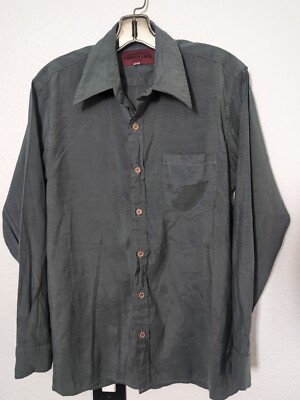 Urban Guerrillas CAMDEN LOCK Dress Shirt Size Medium Long Sleeve Button-down