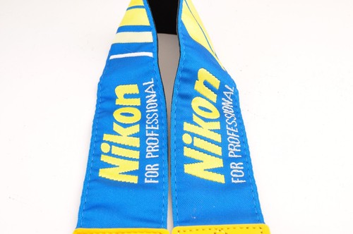 Nikon Professional Camera Neck Strap Blue Yellow from JAPAN "Near Mint" #25035 - Picture 4 of 12