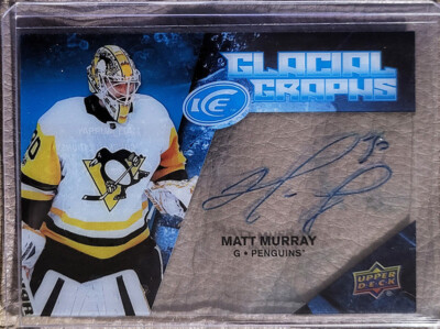 2017-18 Upper Deck Ice #GG-MM Matt Murray Glacial Graphs Auto